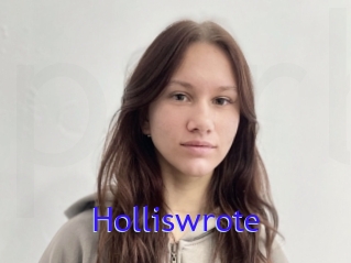 Holliswrote